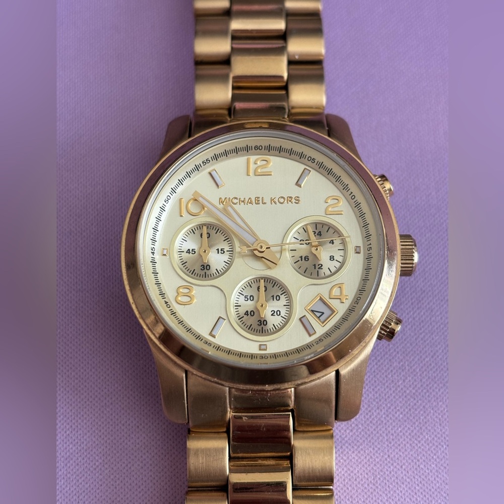 Gold Michael Kors Watch with extra links